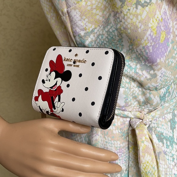 disney x kate spade new york other minnie mouse zip around wallet - Picture 2 of 16